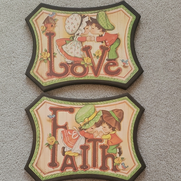 no brand Other - Vintage Love and Faith Wall Decor